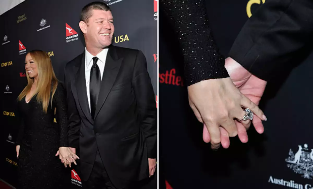 Recientemente Mariah presumió su anillo, que cuesta más de 7 millones de dólares.