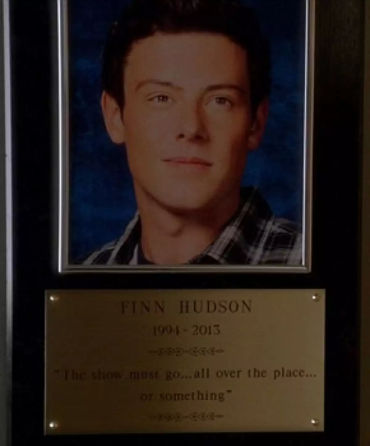 En un capítulo de 'Glee' le rindieron homenaje y se despidieron de su personaje "Finn". En el episodio no se dan a conocer las causas por las que murió, el 13 de julio de 2013.