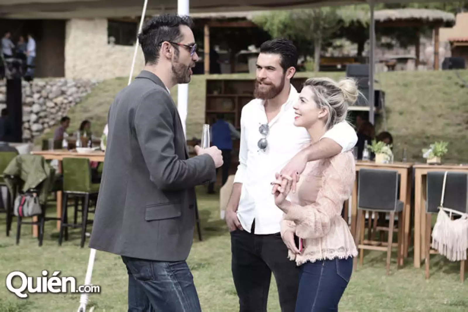 Felipe Pérez, Javier Vázquez y Margarita Moreno