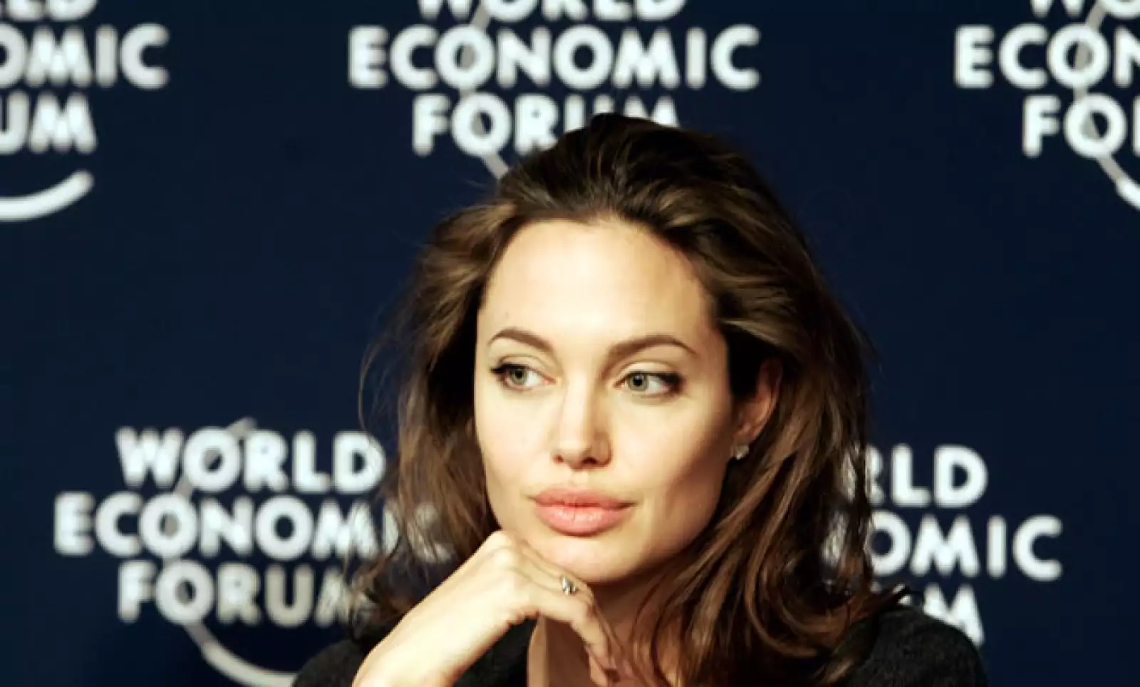 En 2005 la actriz estadounidense participó en el Foro Económico Mundial de Davos, Suiza.