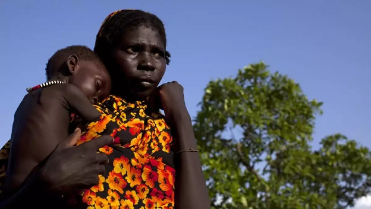Madre pobre de África