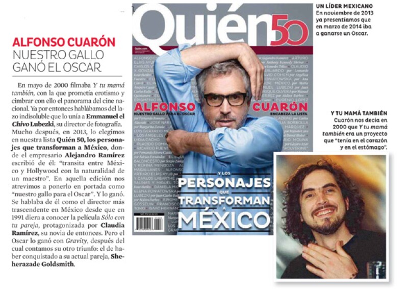 Él nos dijo un día que sí soñaba con ganarse un Oscar, pues bien ¡Lo logró!