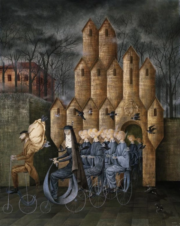 "Hacia la Torre" de Remedios Varo.
