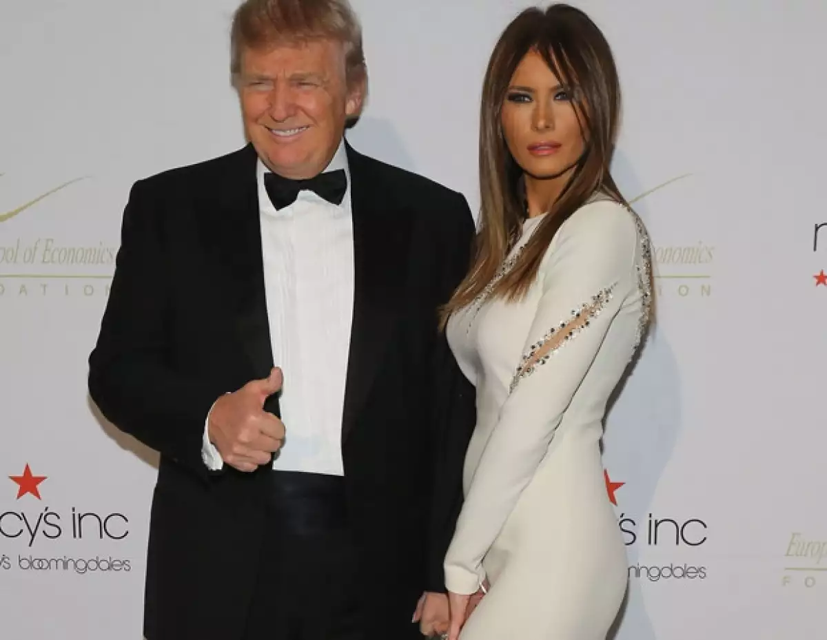 Donald y Melanie Trump
