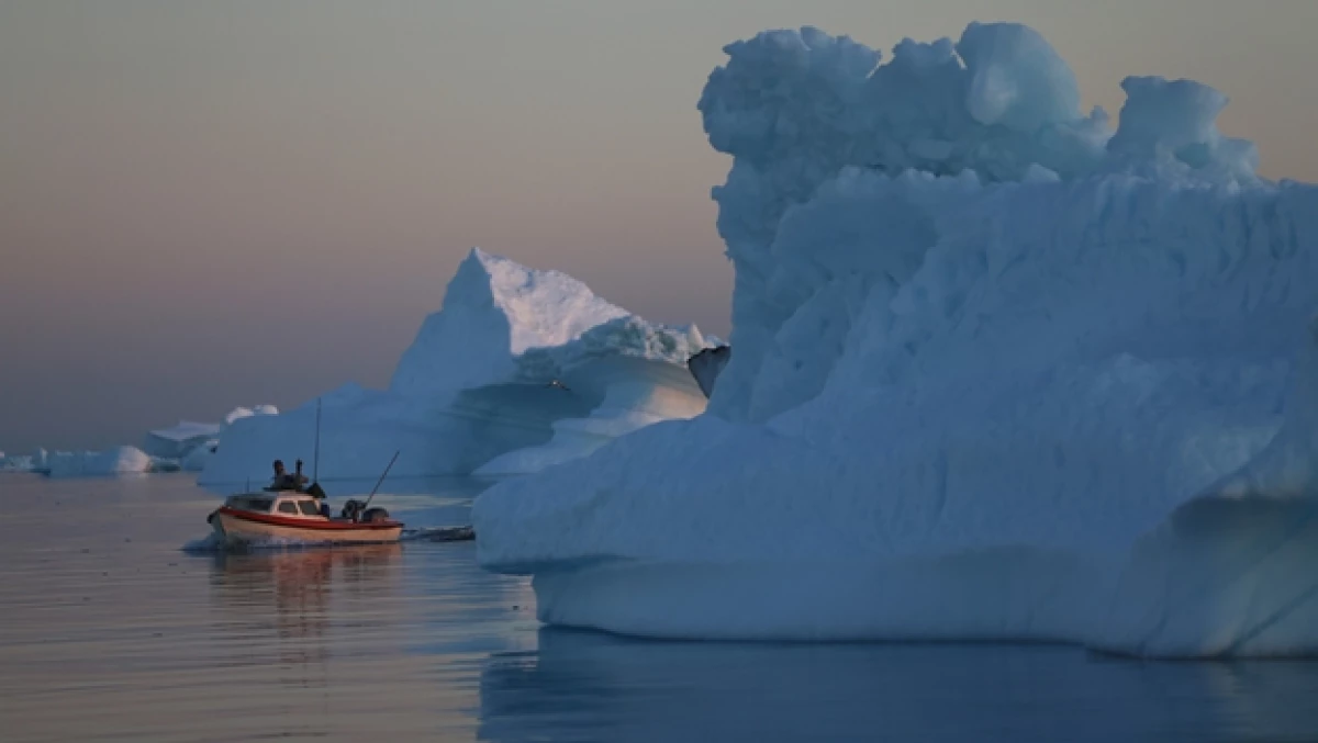 glaciar barco