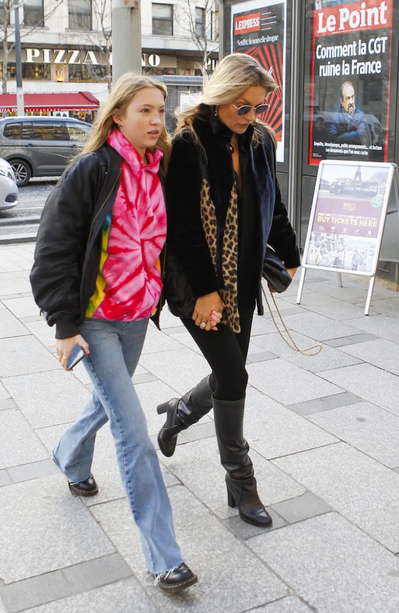 Kate Moss out and about, Paris Fashion Week Men's, France - 17 Jan 2020