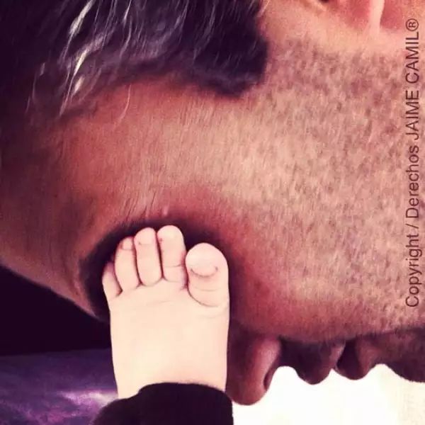 Jaime Camil y Elena.