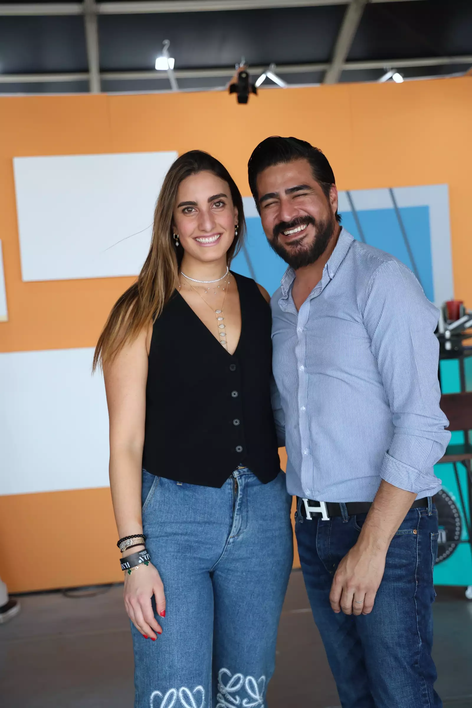 Nathaly Saba y Eddie Jaimes