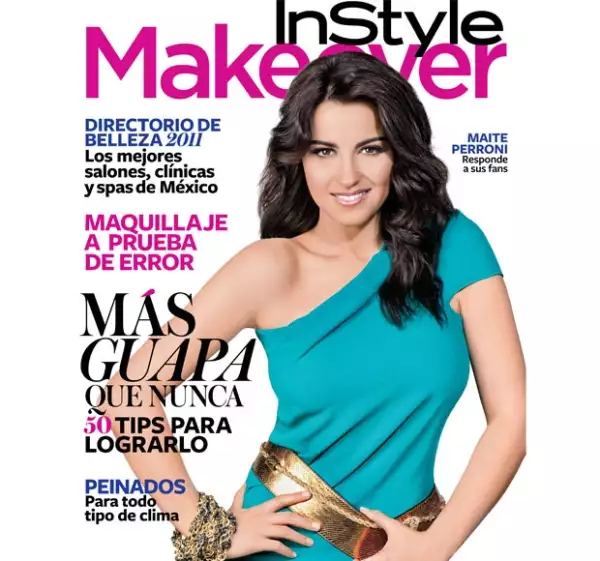 Así luce Maite en la portada del suplemento de belleza de InStyle.