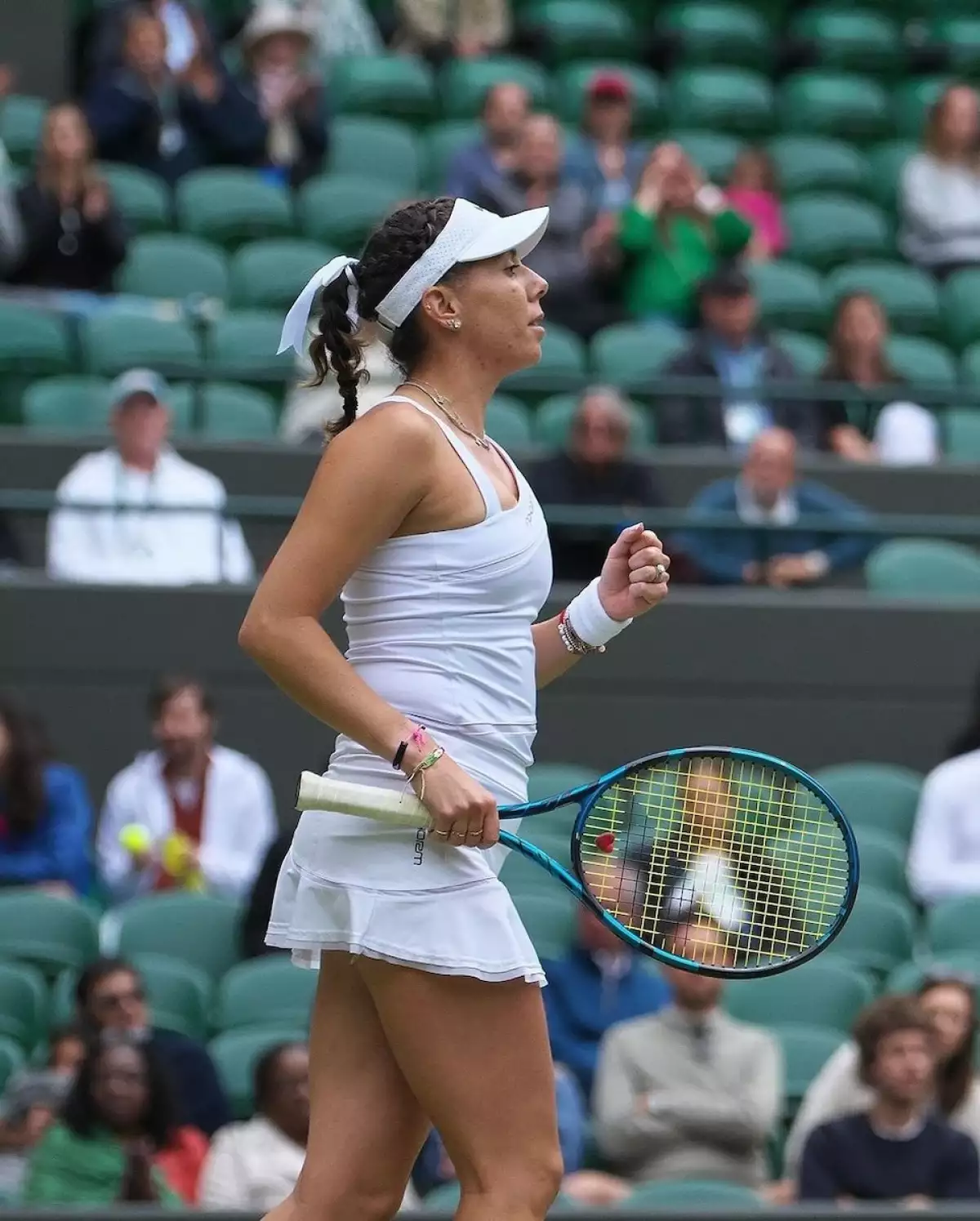 Giuliana Olmos y Santiago González en la final de Wimbledon