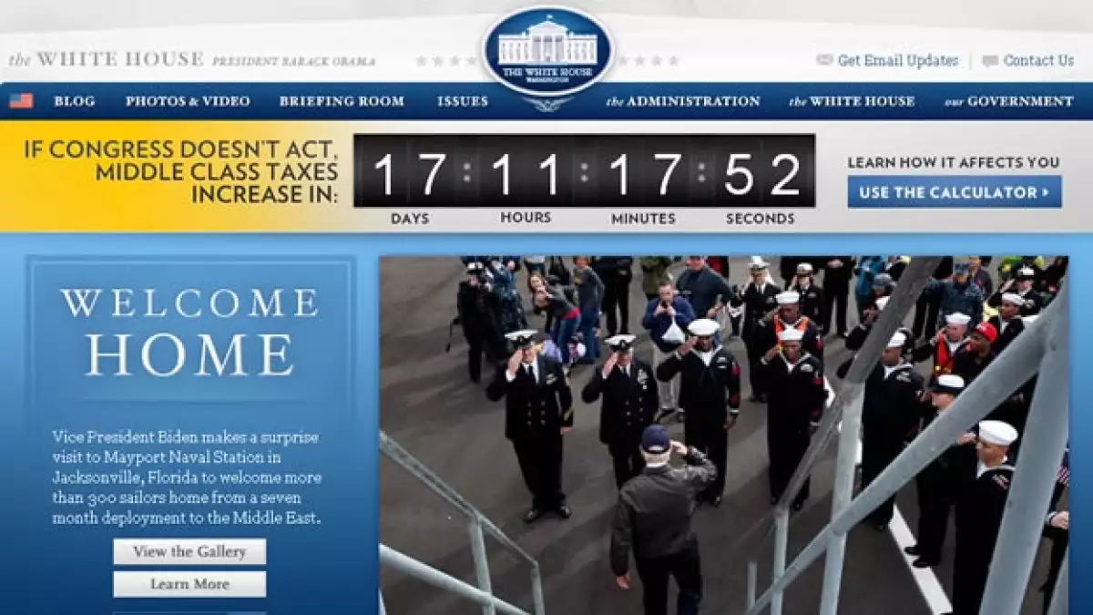 pantallazo de la casa blanca