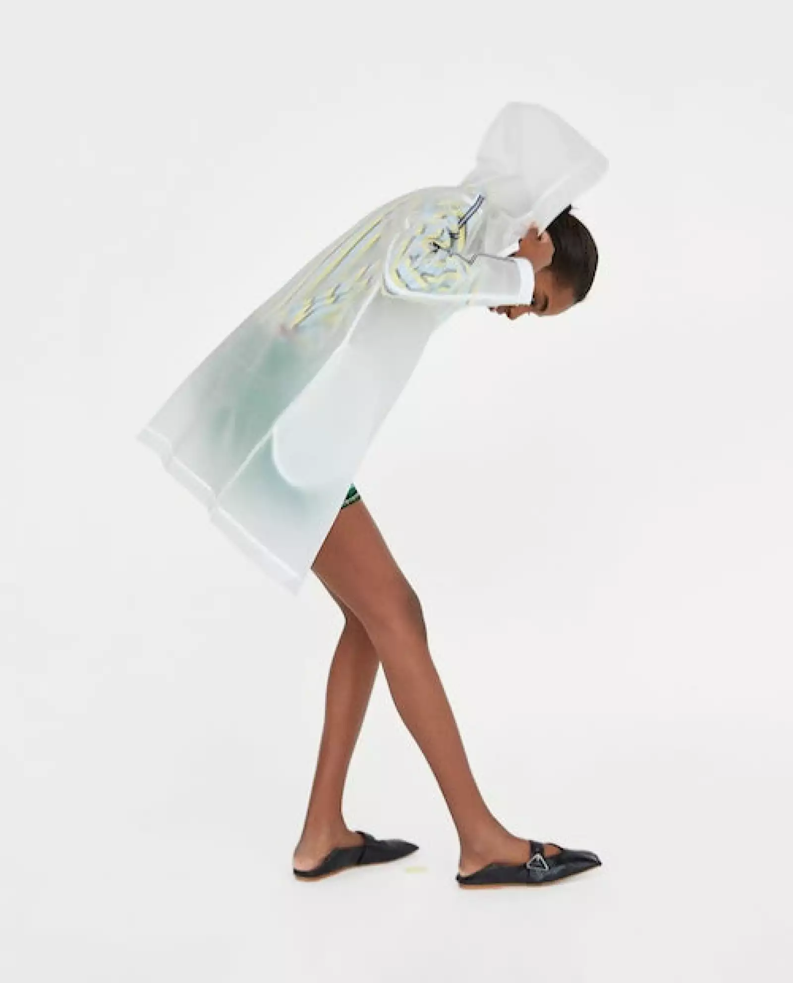 CHUBASQUERO TRANSPARENTE BANDA Zara