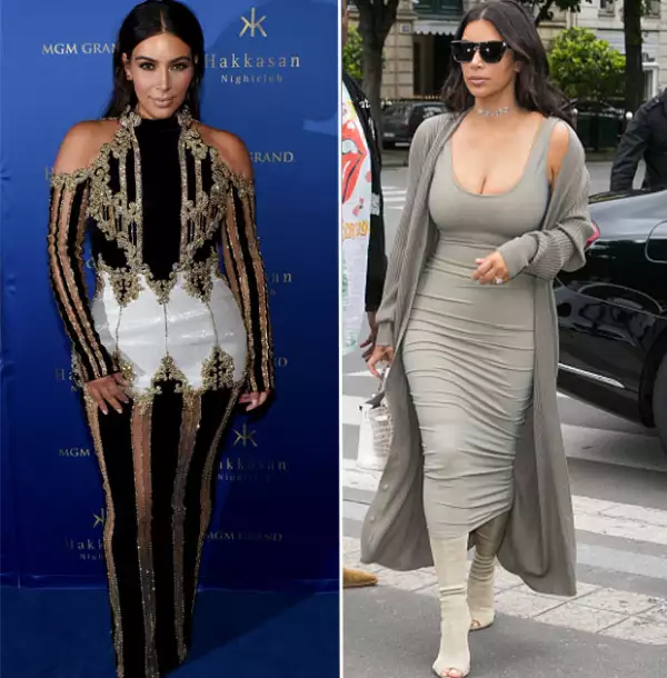 La imagen de la izquierda fue tomada en abril pasado y la de la izquierda es de este lunes 13 de junio. Es notorio el cambio en su figura logrado en sólo dos meses.