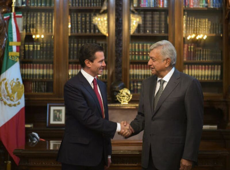 Reuni�n de Enrique Pe�a Nieto con Andr�s Manuel L�pez Obrador