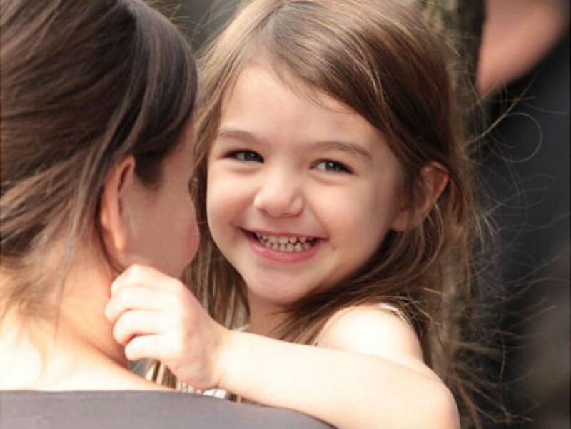 No cabe duda que Suri es una versión en miniatura de Katie Holmes.