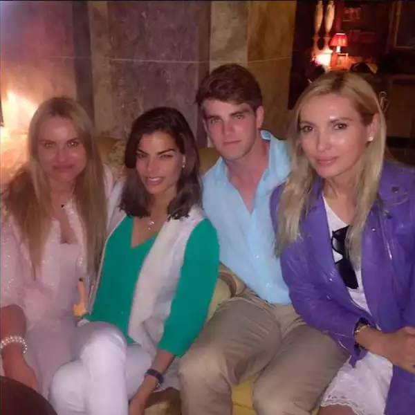 La empresaria y sus amistades en el Grand Prix de Mónaco.