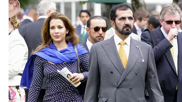 princesa Haya de Jordania y Mohamed Bin Rashid