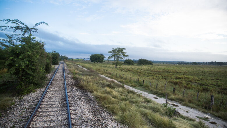 Así luce hoy la zona donde se construirá la Estación Escárcega