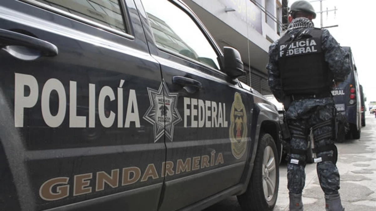 Elementos de la Gendarmería mexicana que llegaron a reforzar la seguridad en la zona sur de Tamaulipas