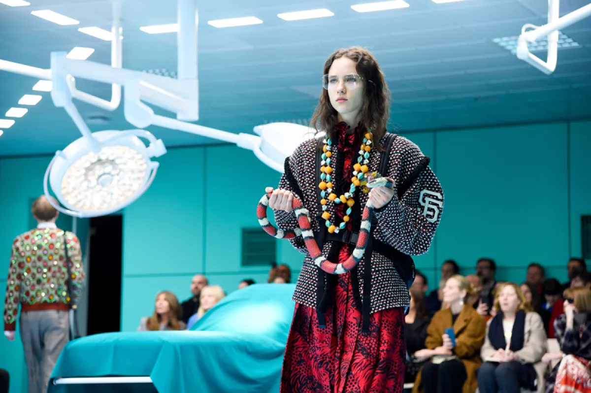 Gucci show, Runway, Fall Winter 2018, Milan Fashion Week, Italy - 21 Feb 2018