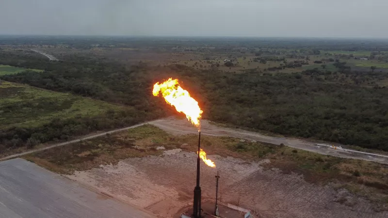 Pemex quema de gas