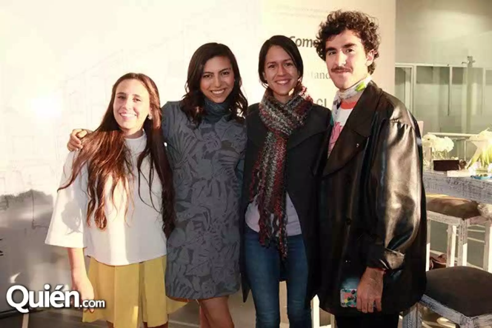 María Junoy,Ana Karen Garza,Mariana Martínez y Hugo Matula