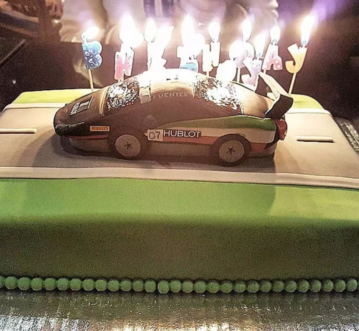 Nada más ad hoc para celebrar a Martín que este pastel.