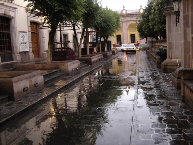 Lluvia en Zacatecas