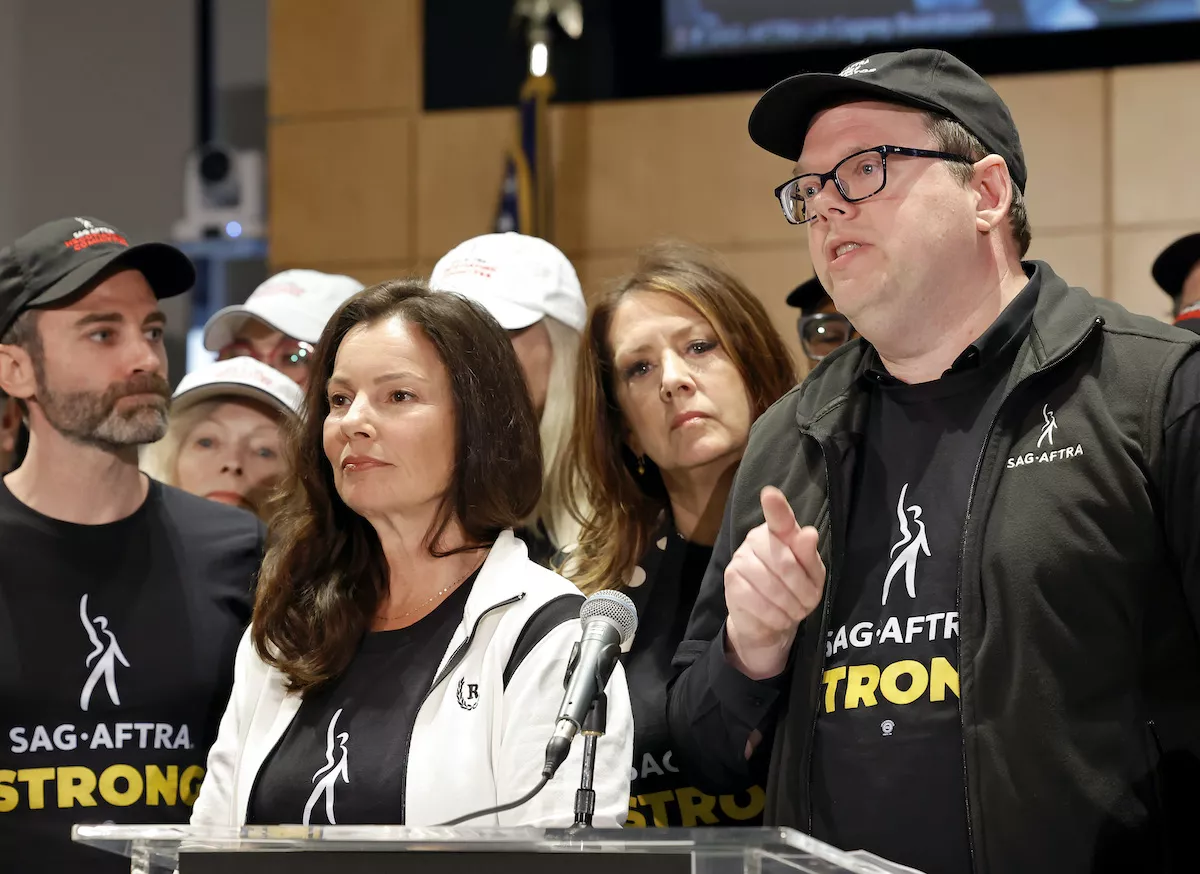 SAG-AFTRA National Board Holds Press Conference For Vote On Recommendation To Call A Strike Regarding The TV/Theatrical Contract