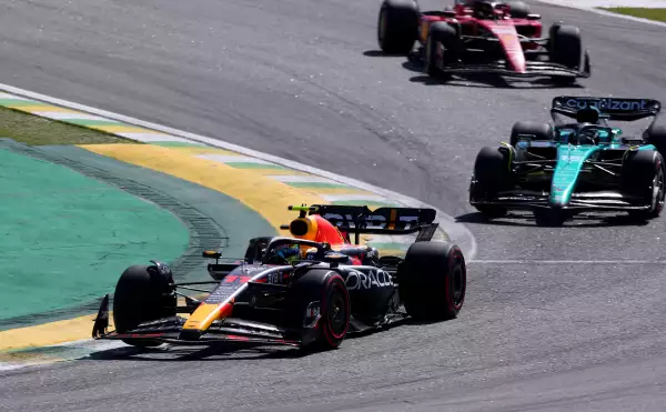 Checo Pérez en el GP de Brasil