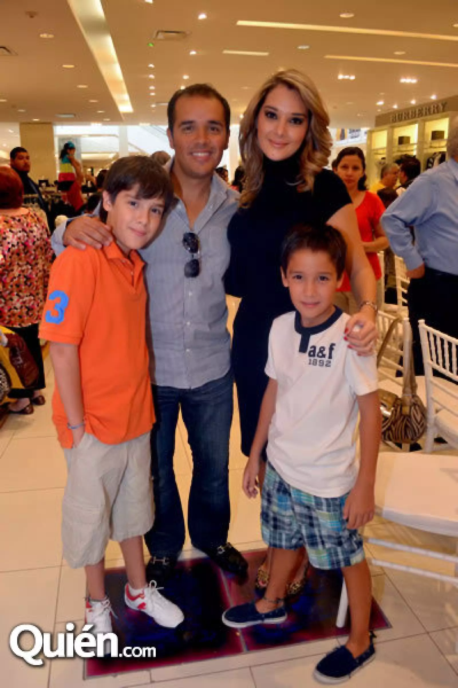 Marcelo Gómez, Jorge Gómez, Raquel de Gómez y Mauricio Gómez