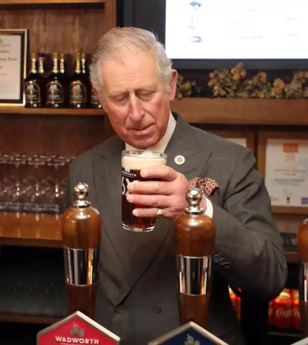 Prince Charles visits the Wadworth Brewery, Devizes, Wiltshire, UK - 17 Mar 2017