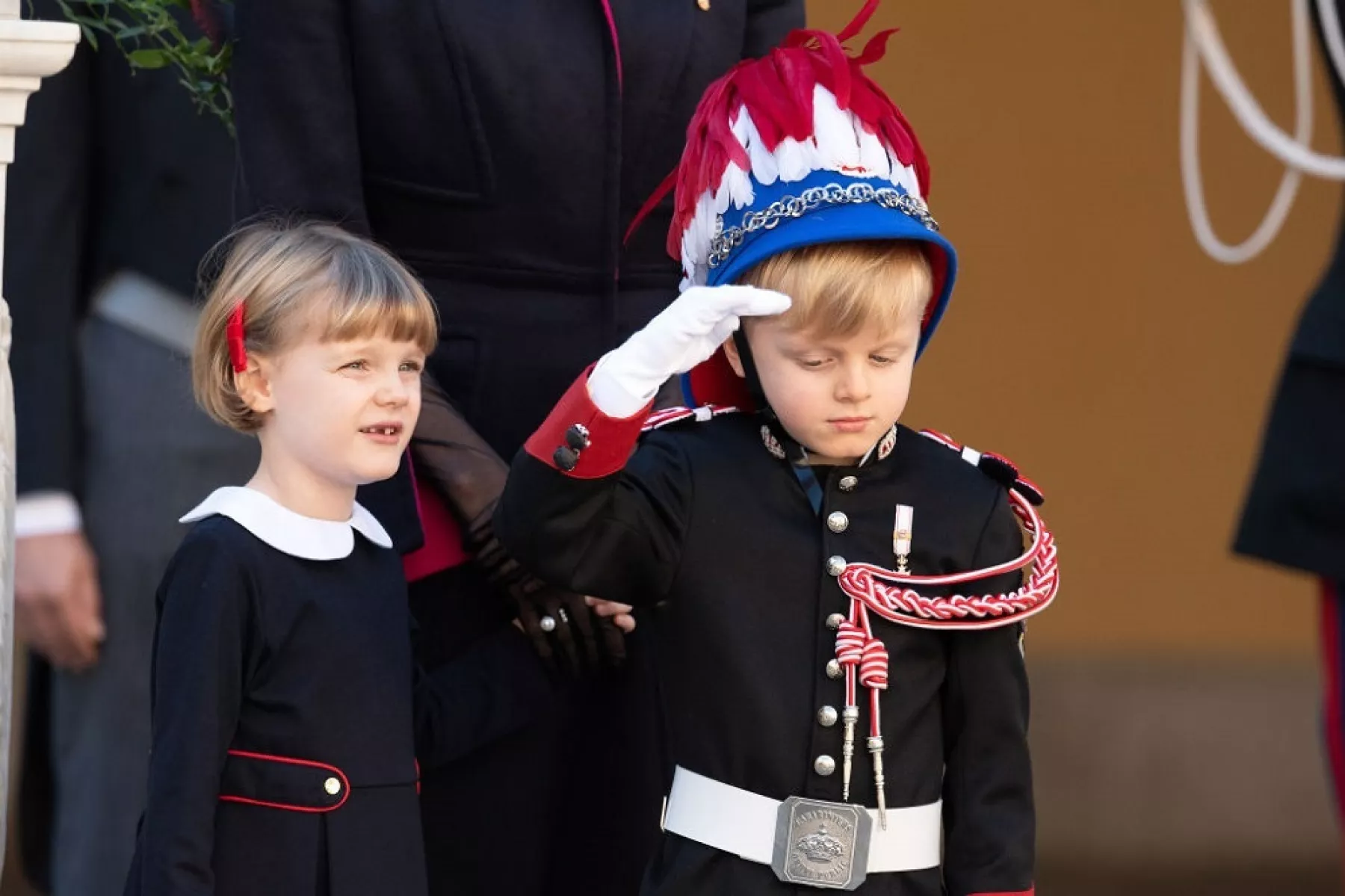 Princesa Gabriella y el ´príncipe Jacques de Mónaco