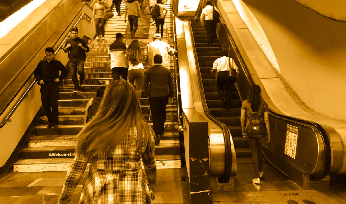Escaleras del Metro