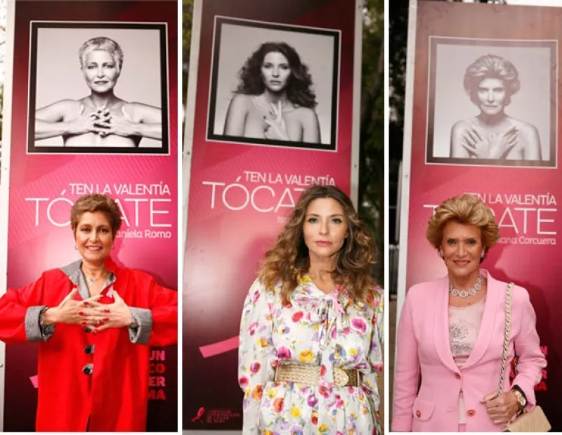 La tarde de este lunes se cortó el listón de la exposición itinerante de esta iniciativa contra el cáncer de mama, la cual se expone sobre Paseo de la Reforma.