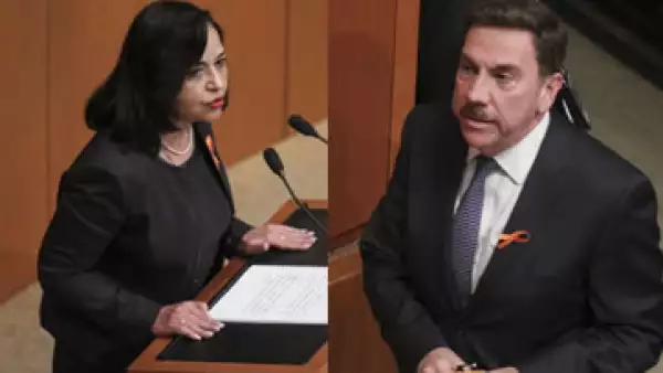 Piña Hernández y Javier Laynez enfrentaron críticas de algunos senadores (Foto: Cuartoscuro/Archivo)