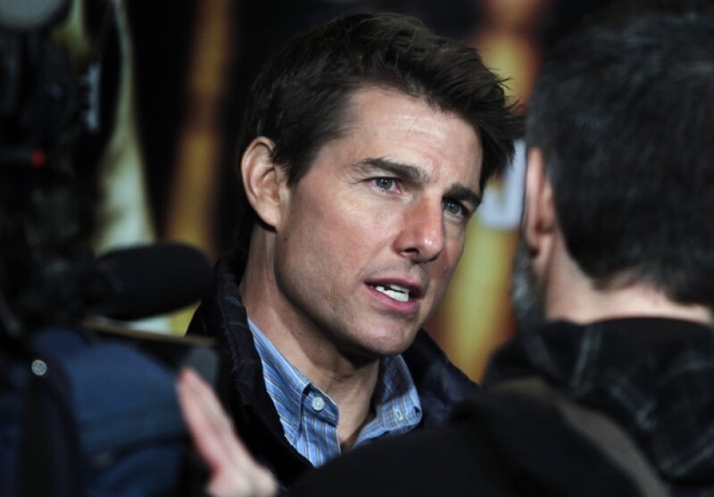 Tom Cruise durante la presentación de Jack Reacher en España.