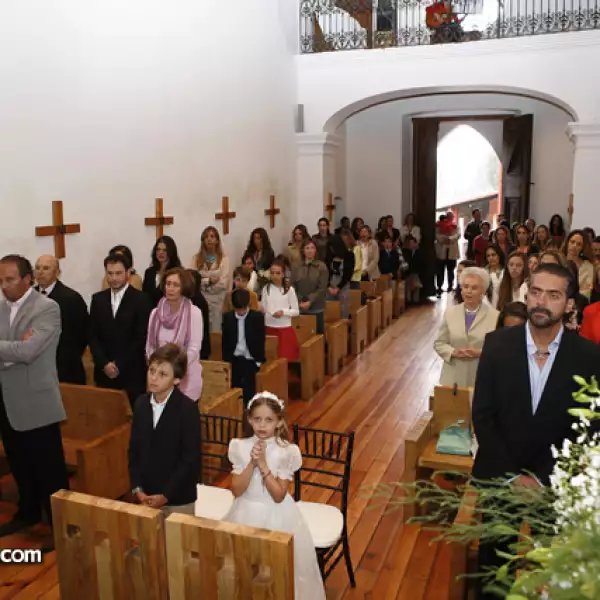 Primera comunión de Rodrigo y Luisa Ortiz de Montellano