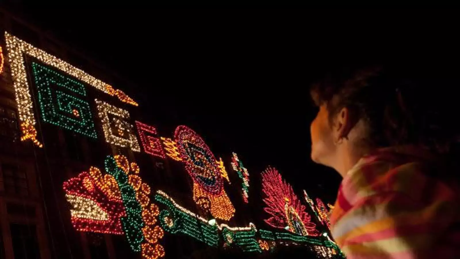 iluminación Zócalo