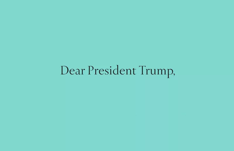 Dear President Trump