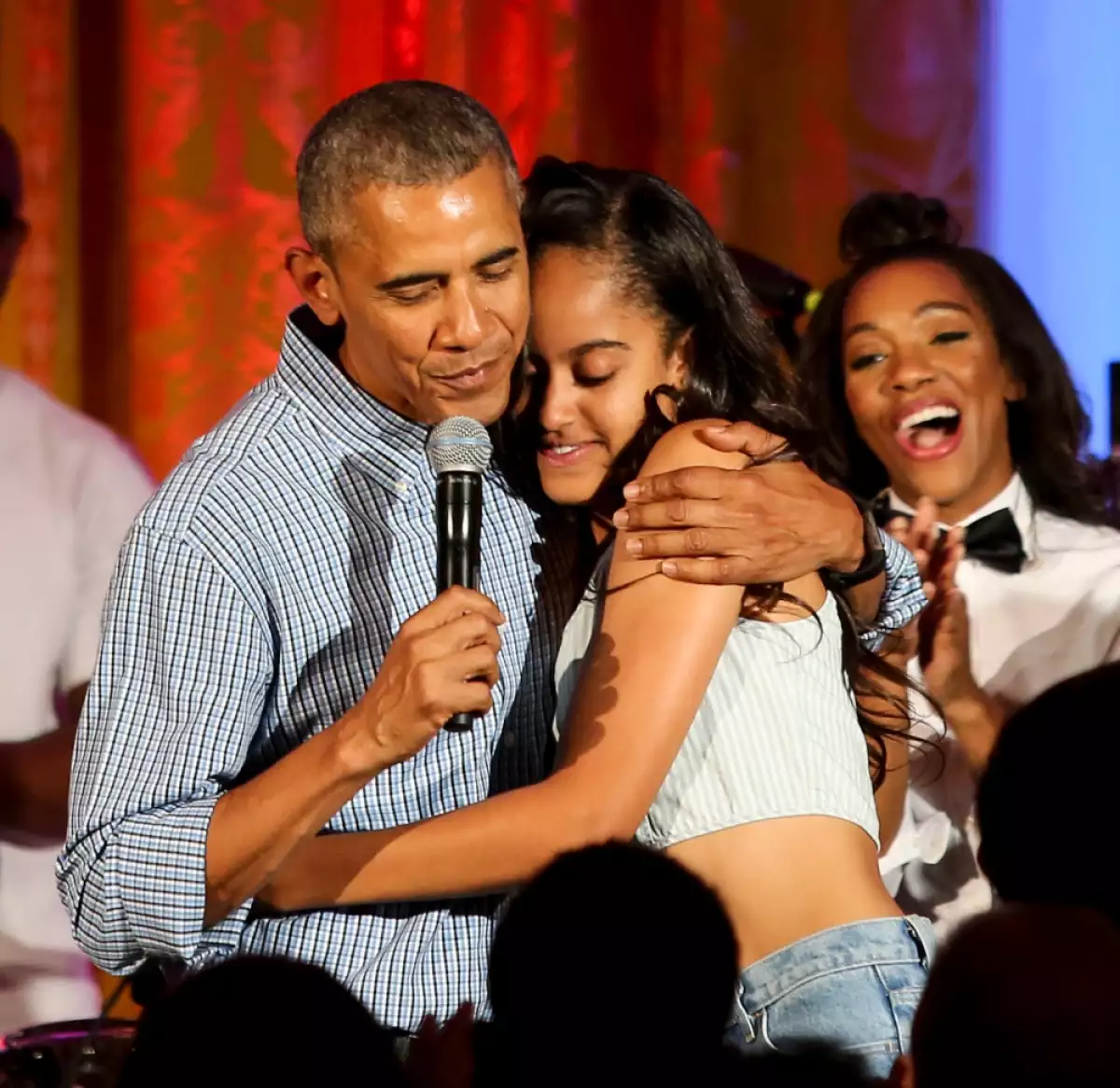 Barack y Malia Obama