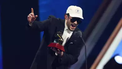 Bad Bunny recibe premio de Mejor Álbum del Año 