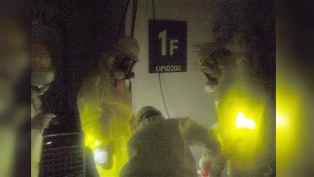 Trabajadores planta nuclear