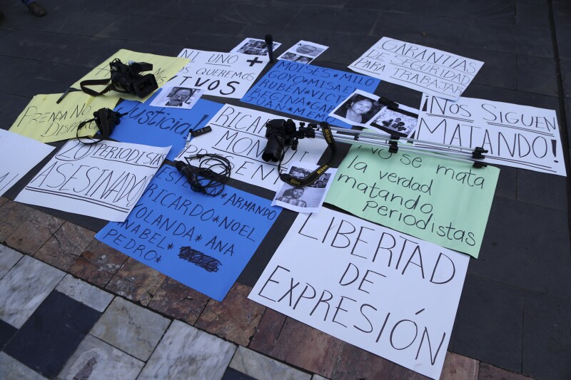 Violencia contra periodistas