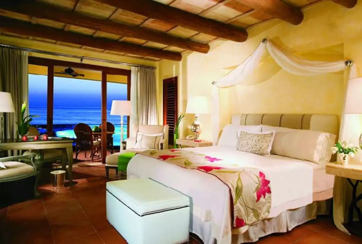 La vista de todas las habitaciones es hacia el mar de la Riviera nayarita.