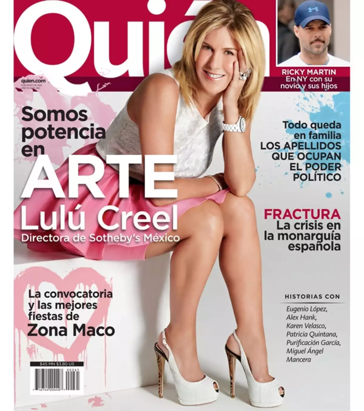 La directora de Sotheby's México es la portada de la más reciente edición de la revista Quién y nos contó que el país está viviendo su mejor momento en cuanto a arte se refiere.