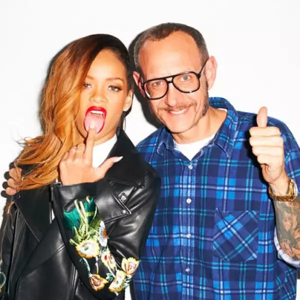 Rihanna posó con uno de los fotógrafos más famosos del espectáculo, Terry Richardson.