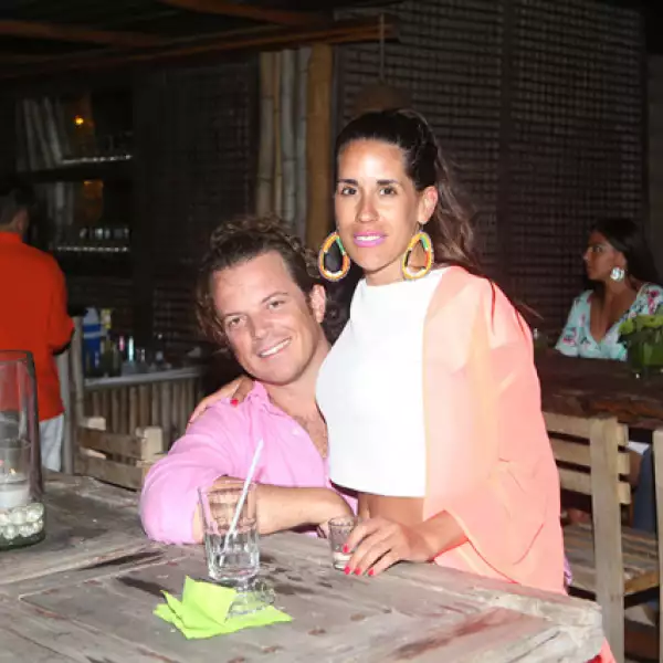 David Laffa y Pam Manterola