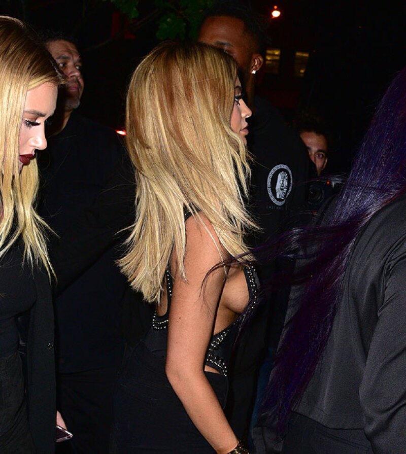 Fue en el after party del diseñador donde Kylie sorprendió a todos.