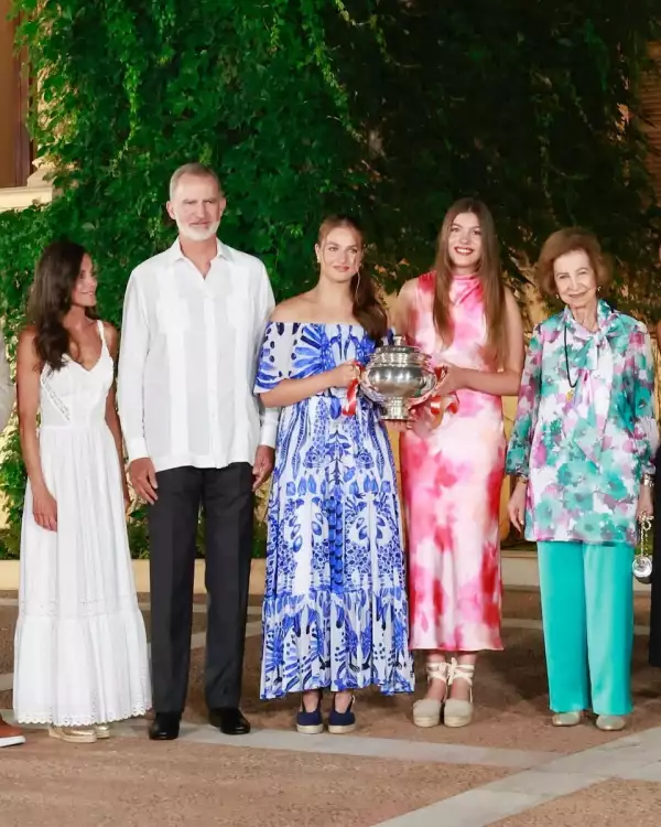 Familia Real española en sus vacaciones de verano en Palma de Mallorca en agosto de 2025